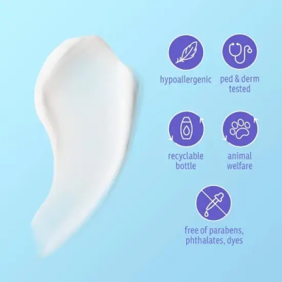 Johnson's Sensitive Care Baby Face & Body Cream for Dry and Sensitive Skin - Lightly Scented - 13.6 fl oz image {5}