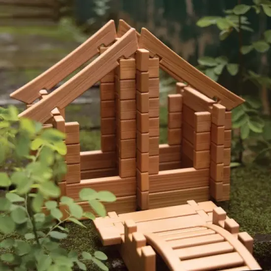 Guidecraft Notch Blocks - Eastern 87 Piece Set image {4}