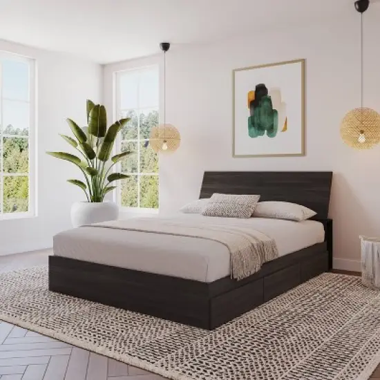 Nexera Full Avenue Lateral Storage Headboard image {3}