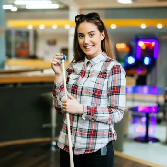 Unique Bargains Aluminum Billiard Magnetic Chalk Holder with Belt Clip image {4}