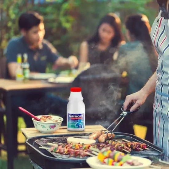 Gaviscon Extra Strength Antacid Liquid - Cool mint 12oz image {1}