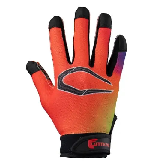 Cutters Game Day Receiver Gloves Youth - Drip Face image {2}