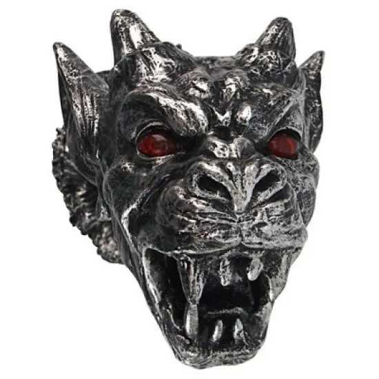 Design Toscano Gothic Gargoyle Cathedral Devil Dog Illuminated Wall Sculpture image {2}