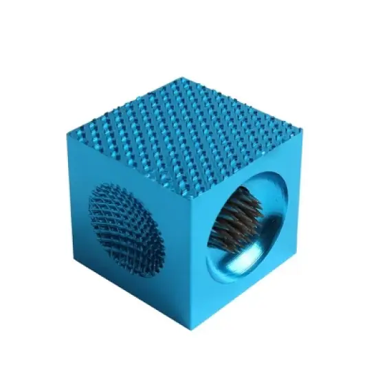 GSE 5-in-1 Pool Cue Tip Cube, Billiard Cue Repair Tool with Scuffer/ Shaper/ Aerator, Multi-Function Cue Maintenance (Black/Blue) image {8}