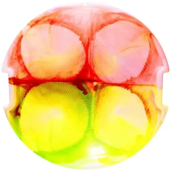 Emsco ESP 26" Day Glow Sno Racer Disc Sled - Neon Tie-Dye image {4}