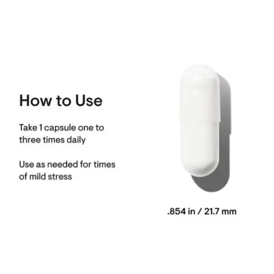 THORNE PharmaGABA-100 - GABA Supplement - 100 mg Natural Source Gamma-Aminobutyric Acid - 60 Capsules image {2}