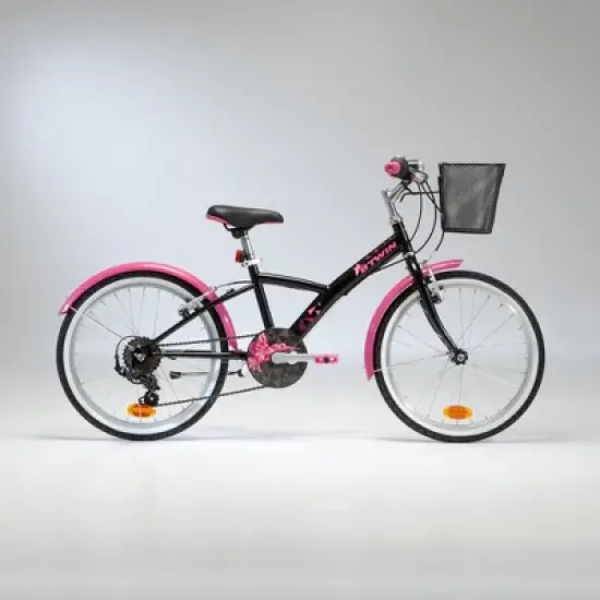 Decathlon Btwin 20' Orginal 500 Gir CN FR Pink Kids, Raspberry Pink image {4}