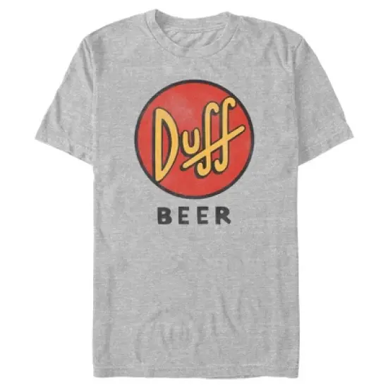 Men's The Simpsons Duff Beer Classic Logo T-Shirt image {4}