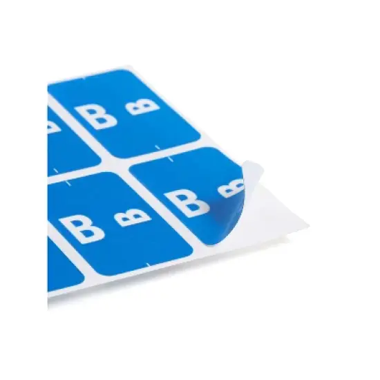 Smead Alpha-Z Color-Coded Second Letter Labels Letter B Dark Blue 100/Pack 67172 image {4}