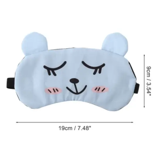 Unique Bargains Durable Funny Eye Mask Blue 1 Pc image {1}