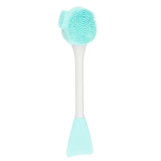 Unique Bargains Silicone Multifunction Handheld Facial Cleansing Brush 6.1"x1.57" 1 Pc image {7}