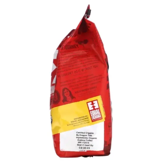 Equal Exchange Organic Coffee, Colombian, Whole Bean, Full City Roast, 12 oz (340 g) image {1}