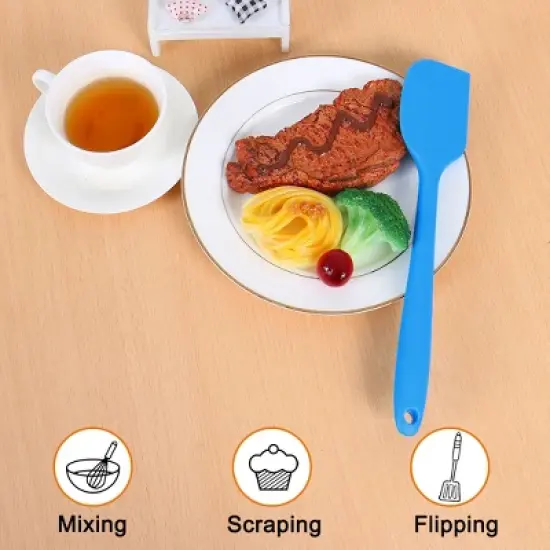 Unique Bargains Heat Resistant Non Stick Dishwasher Safe Seamless Spatula 10.8 x 2 Inch 1/4 Pcs image {5}