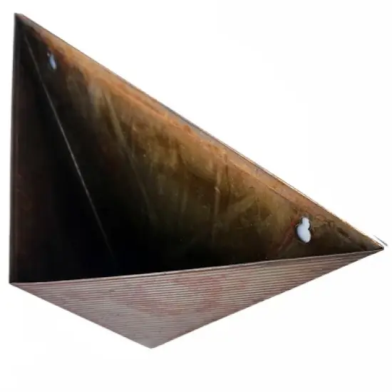 Modern Home Living Wall Galvanized Steel/Zinc Triangular Succulent/Herb Planter image {2}