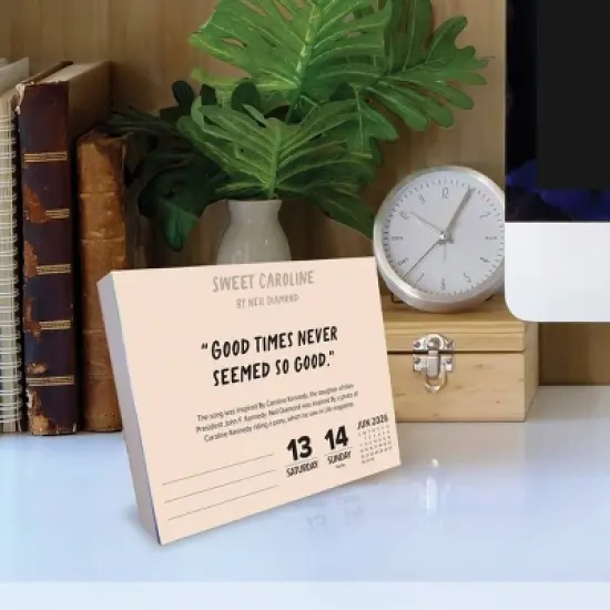 Willow Creek Press 2026 Lyrics to Live By Box Calendar image {2}