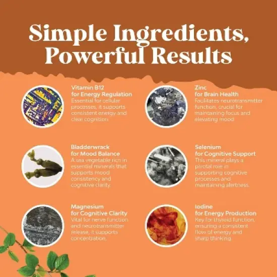 Thyroid Support Capsules, Iodine Thyroid Supplement with L Tyrosine Bladderwrack Kelp Selenium and Ashwagandha, Nature's Craft, 120 ct image {3}