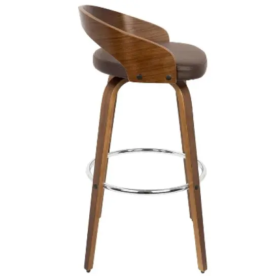 Set of 2 Grotto Upholstered Barstools - Lumisource image {3}