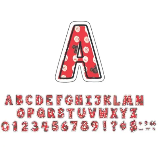 Eureka&reg; Mickey&reg; Color Pop! Deco 4" Letters, 177 Characters image {1}