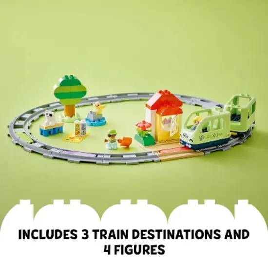 LEGO DUPLO Town Interactive Adventure Train Set Building Toy with Lights and Sounds 10427 image {5}