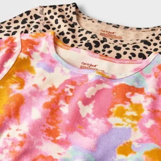 Girls' 2pk Adaptive Short Sleeve Dress - Cat & Jack&trade; image {2}