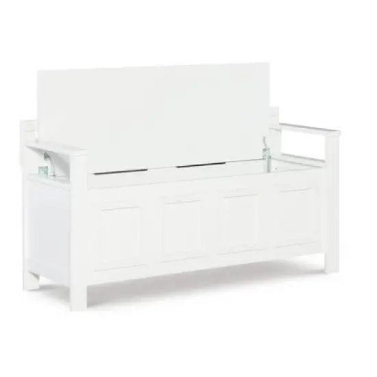 Laredo Storage Bench White - Linon image {1}