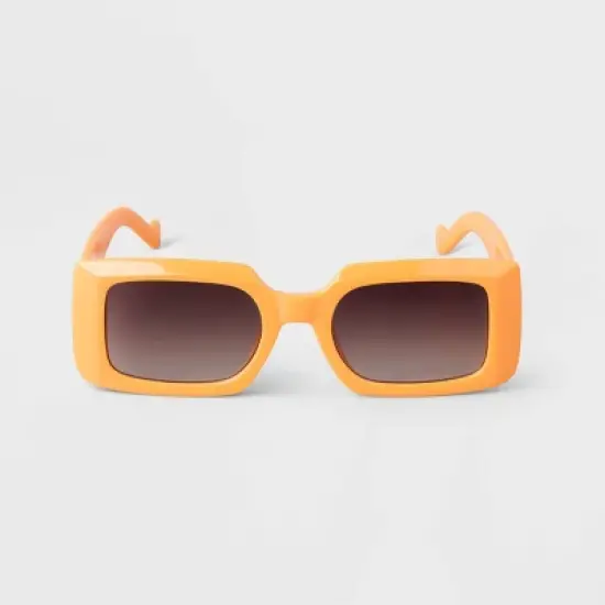 Women's Plastic Rectangle Sunglasses - A New Day&trade; image {2}