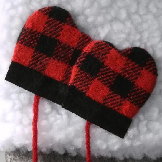 18" Gray Christmas Stocking with Snowflakes - National Tree Company image {3}