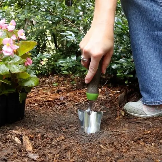 6-Piece Garden Tool Set - Hand Trowel, Hand Weeder, Hand Rake, Hand Transplanter, Hand Scoop and Hand Cultivator - Ames image {3}