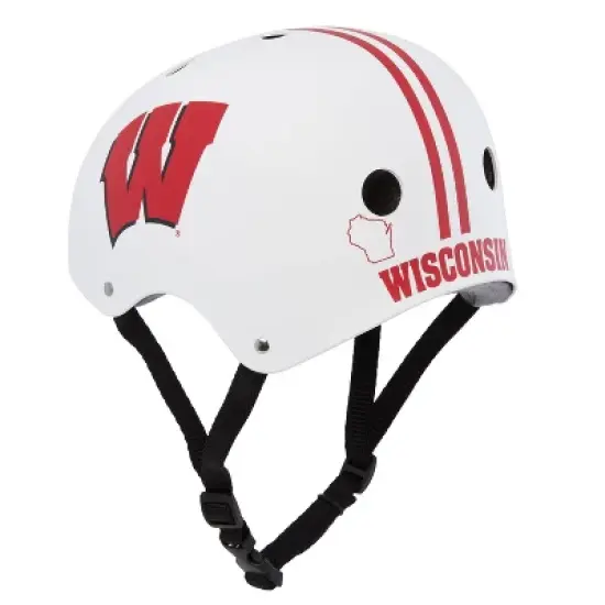 NCAA Wisconsin Badgers Multi-Sport Helmet - White image {3}