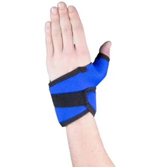 OTC Wrist-Thumb Splint, Wrap Style Support, Neoprene image {4}