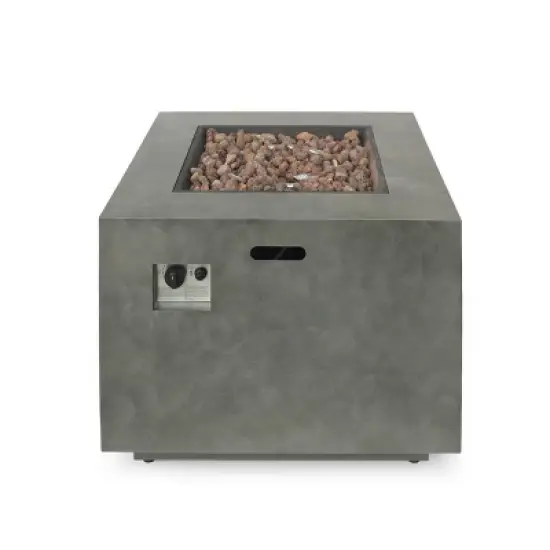 SQUARE IRON FIRE PIT-50 000 BTU image {1}