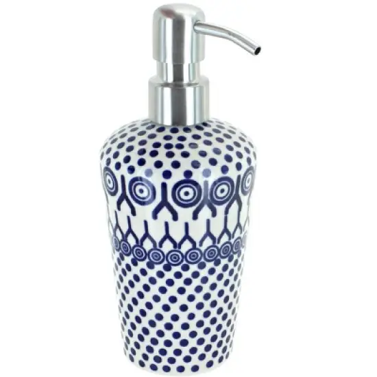 Blue Rose Polish Pottery B009 Manufaktura Soap Dispenser image {11}