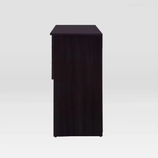 Home Office Workstation with Storage Espresso - Techni Mobili image {3}