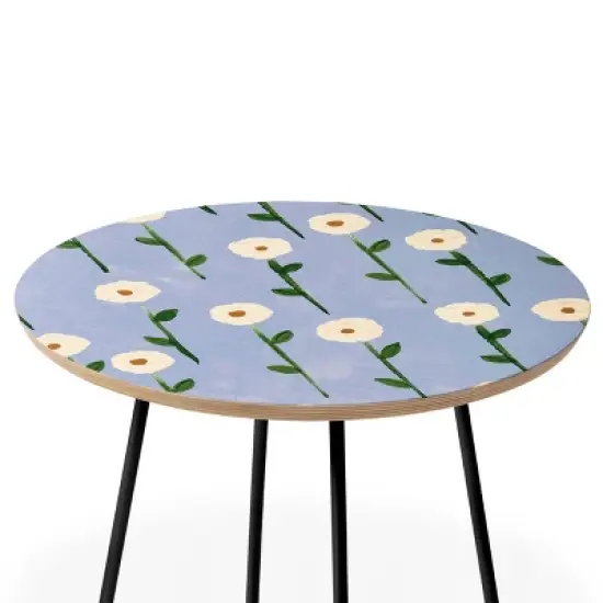 Reves et Histoires Cute Little Flowers Side Table - Deny Designs image {1}