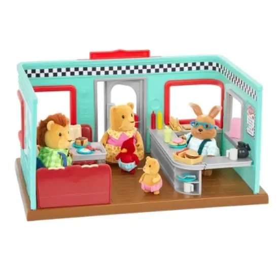 Li'l Woodzeez Li'l Nibbles Drive Thru Diner Playset image {1}
