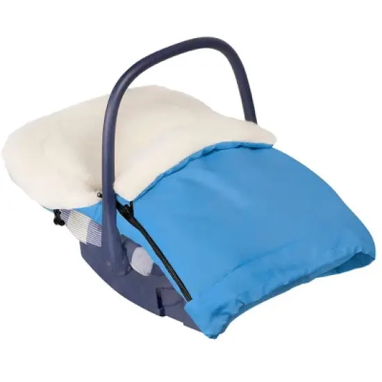 Cover Baby 0-3 Years Scandinavian Organic Wool Adjustable Footmuff in Black Graphite image {7}