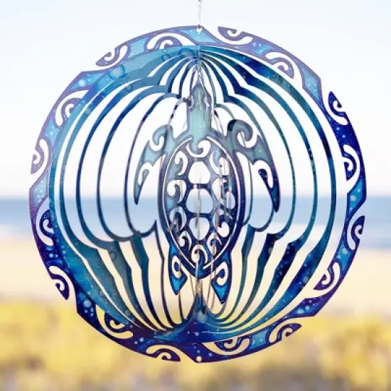 Dawhud Direct 10'' H Hummingbird Kinetic Wind Spinner for Yard image {1}