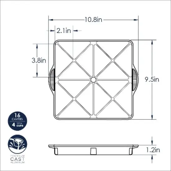 Nordic Ware Scottish Mini Scone Pan image {5}