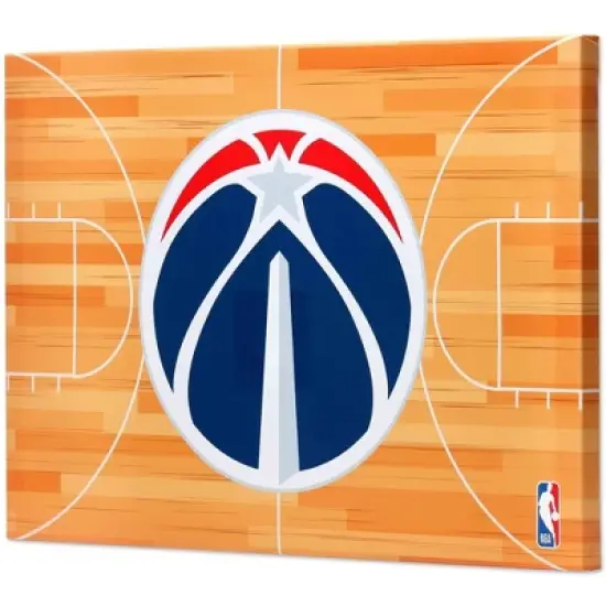NBA Washington Wizards Court Canvas Wall Sign image {1}