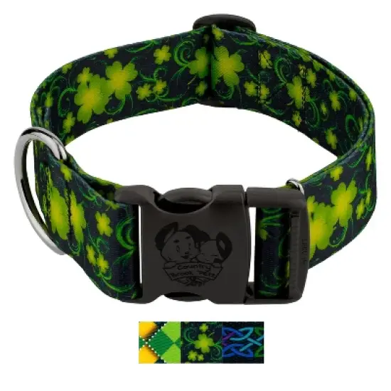 Country Brook Petz HossFit Jr Wide Deluxe Dog Collar - Irish Pride Collection image {4}