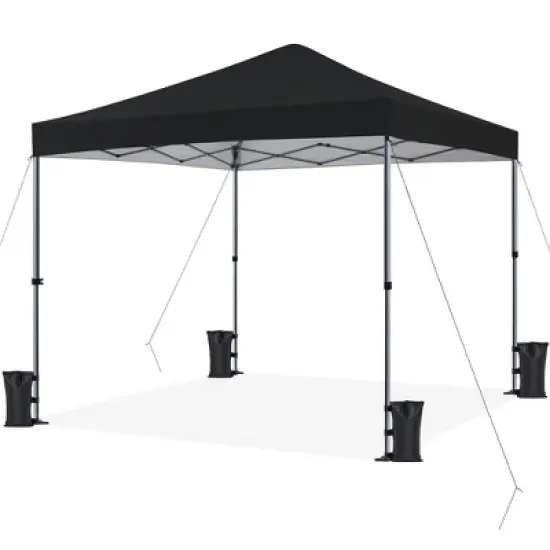 Yaheetech 10x10ft Pop-up Canopy with One-Push-To-Lock Setup Mechanism image {8}