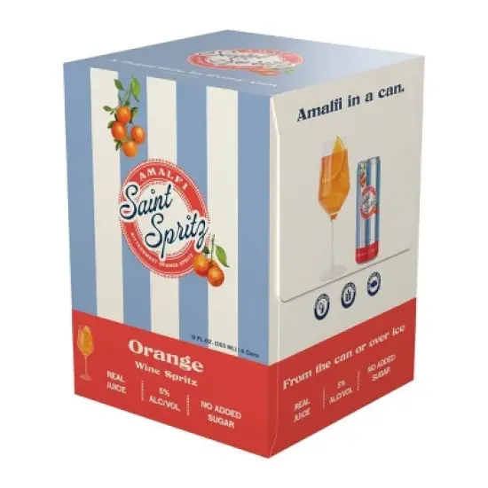 Saint Spritz Amalfi - 4pk/12 fl oz Cans image {1}