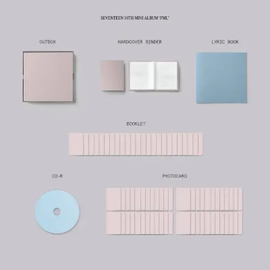 SEVENTEEN - SEVENTEEN 10th Mini Album 'FML' (CD) (CARAT Version) image {1}