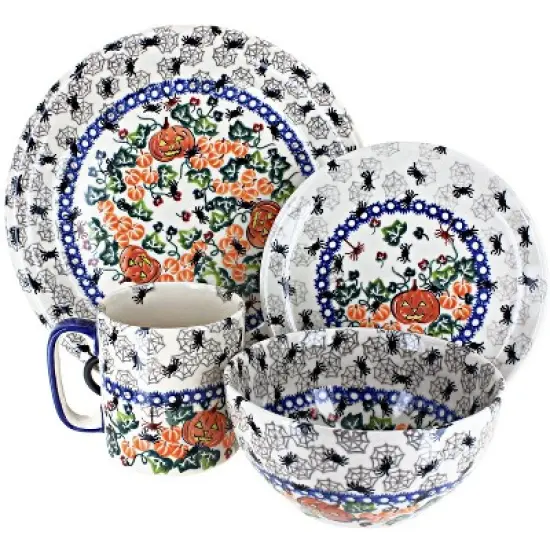 Blue Rose Polish Pottery Vena Dinnerware (16 PC) image {24}
