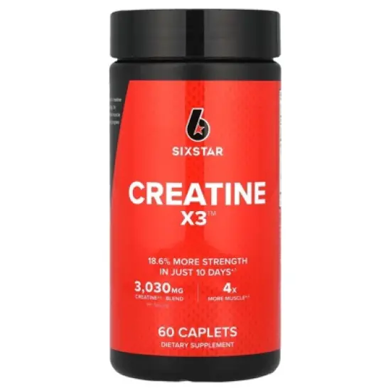 SIXSTAR Creatine X3&trade;, 60 Caplets image {3}