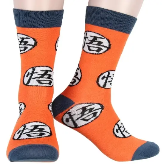 Dragon Ball Z Character Socks Goku Vegeta Frieza 5 Pack Adult Crew Socks Multicoloured image {1}