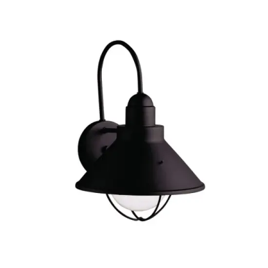 Seaside&trade;14.25" 1 Light Wall Light Black image {1}