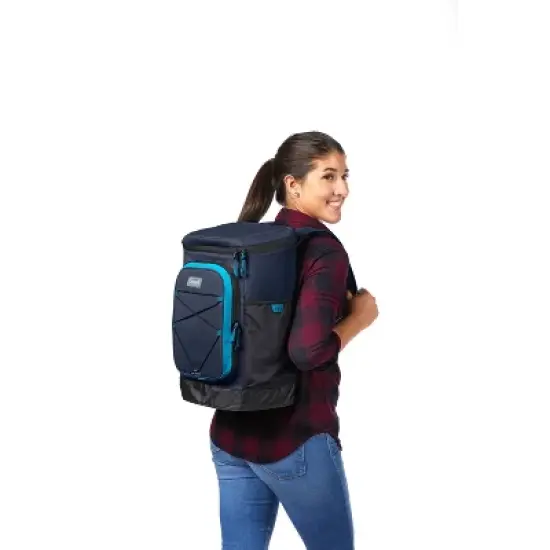 Coleman Xpand 21qt Soft Cooler Backpack - Blue image {3}