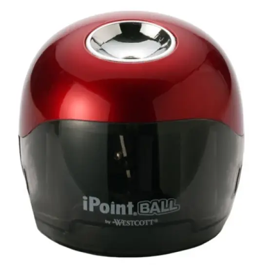 Westcott&reg; iPoint Ball Battery Electric Pencil Sharpener for #2 Pencils - For Home, School & Work image {1}