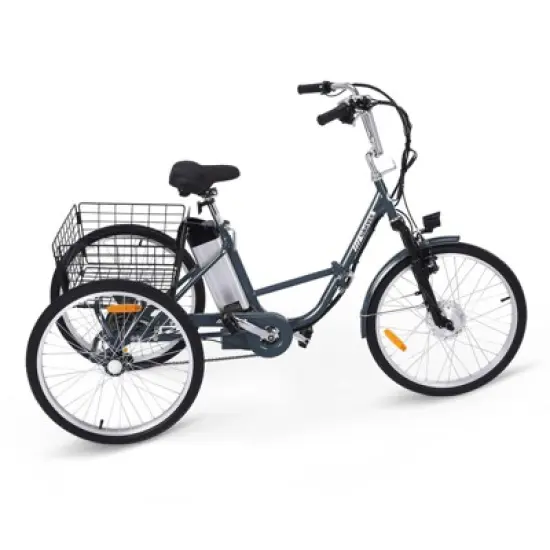 Electric Trike for Adults,  3 Wheel Motorized Bicycle ,36V 10Ah Removable Battery, Extra Large Basket image {8}